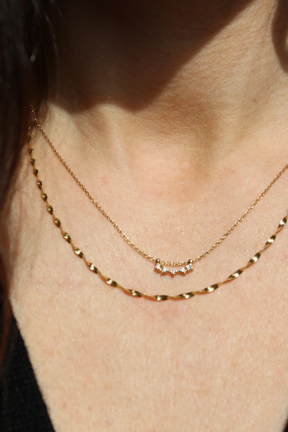 cascade necklace, diamond — BRUCE jewelry